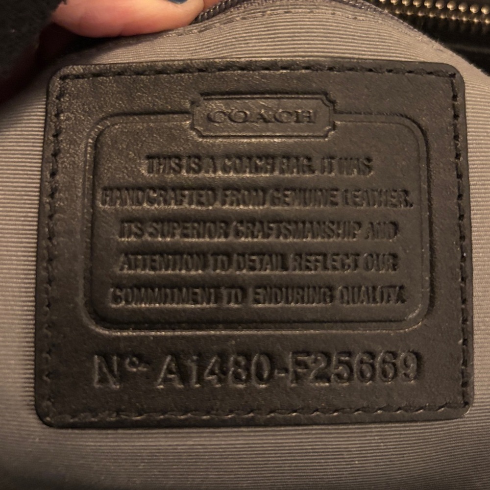 Coach Peyton Leather Jordan double zip carryall bag - Picture 11 of 11